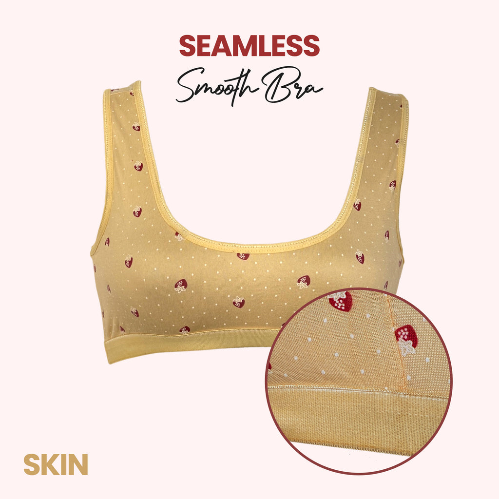 Women's Cotton Printed Sports Bra - Comfortable and Stylish Sportswear